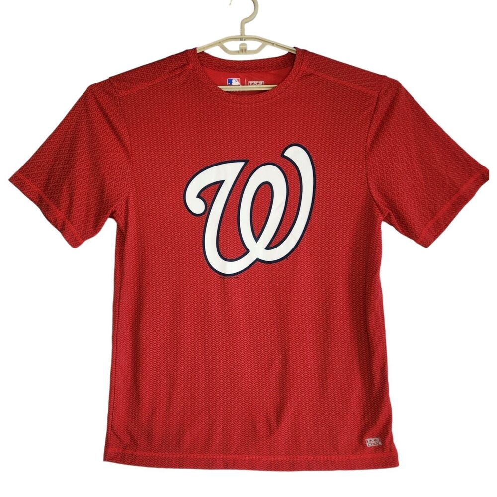MLB Washington Nationals Red Short Sleeve Logo Tee